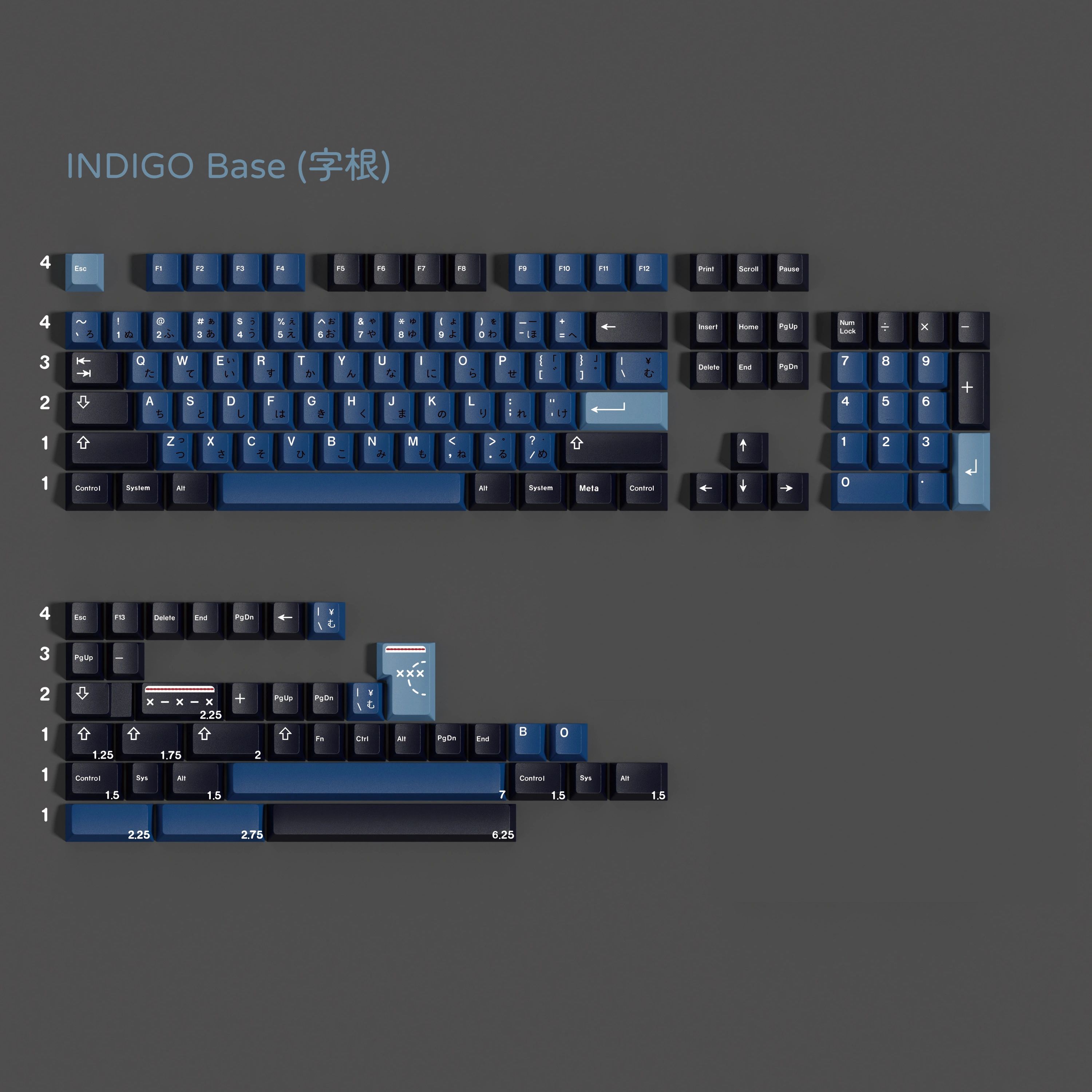 PBT GMK Indigo Keycaps Set Eng - Indigo Dye Kit ulasan dan harga
