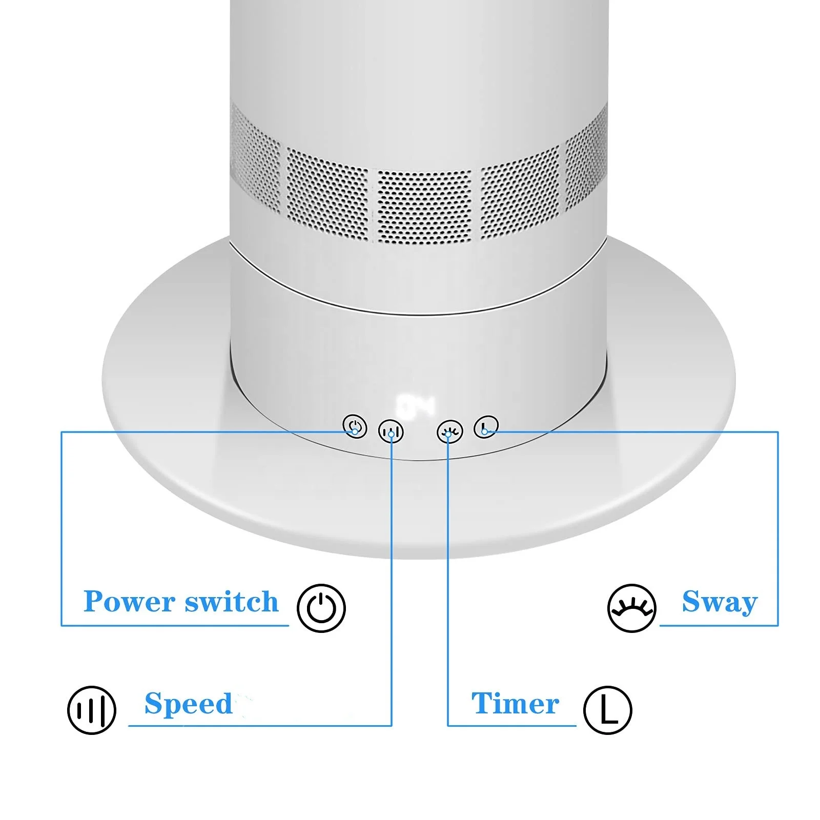 99cm Height Floor Standing Tou - Dyson Fan Am07 ulasan dan harga