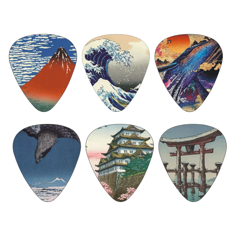 New 12pcs/set  Guitar Picks -  - Japan Lifestyle And Culture ulasan dan harga