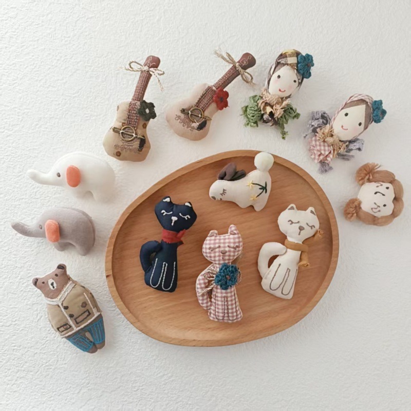 Handmade Cotton Linen Brooch 2 - Japan Lifestyle And Culture ulasan dan harga
