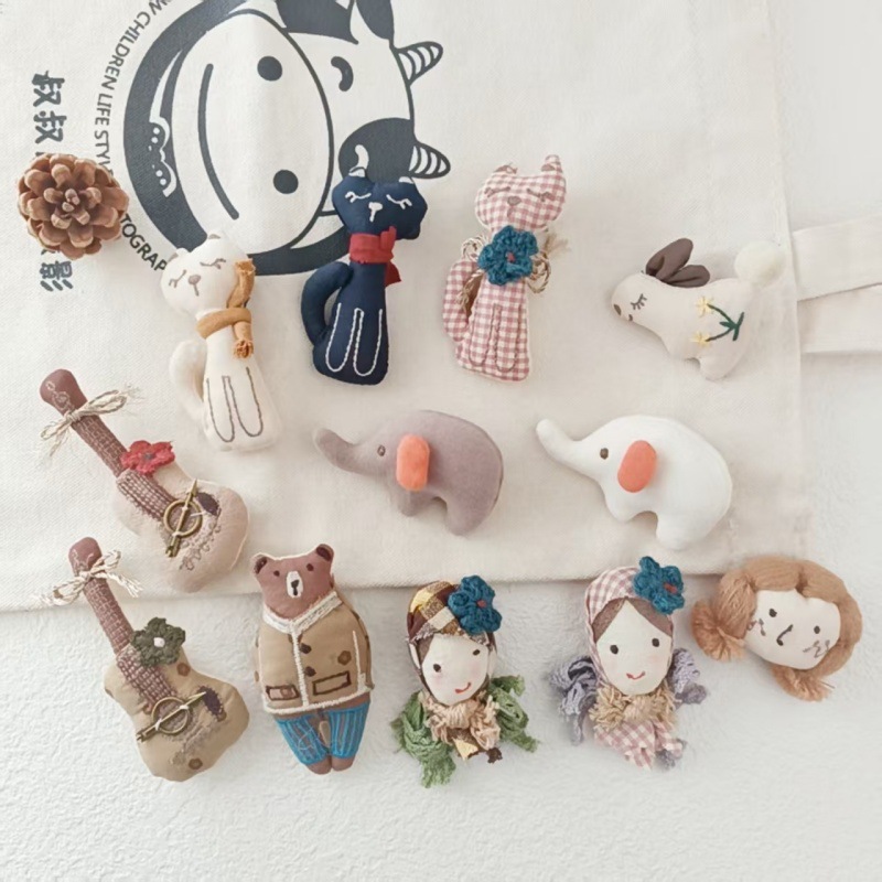 Handmade Cotton Linen Brooch 2 - Japan Lifestyle And Culture ulasan dan harga