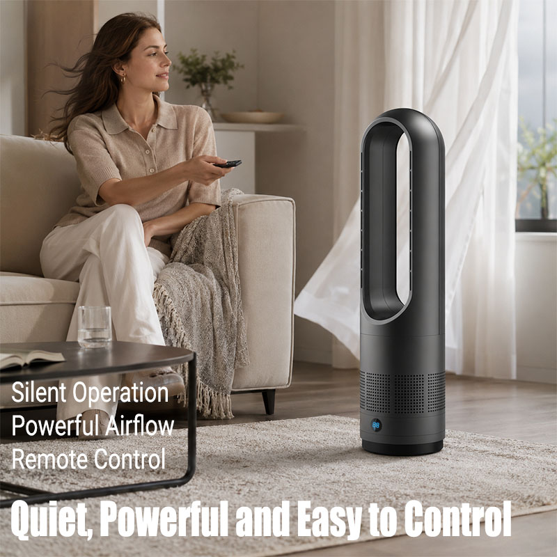 Bladeless Tower Fan with Remot - Dyson Fan Am07 ulasan dan harga