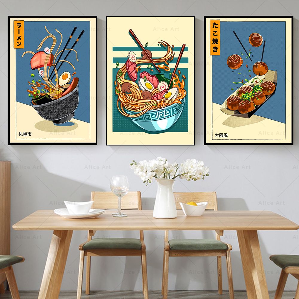 Japanese Style Poster Kitchen  - Japanese Lifestyle Food ulasan dan harga