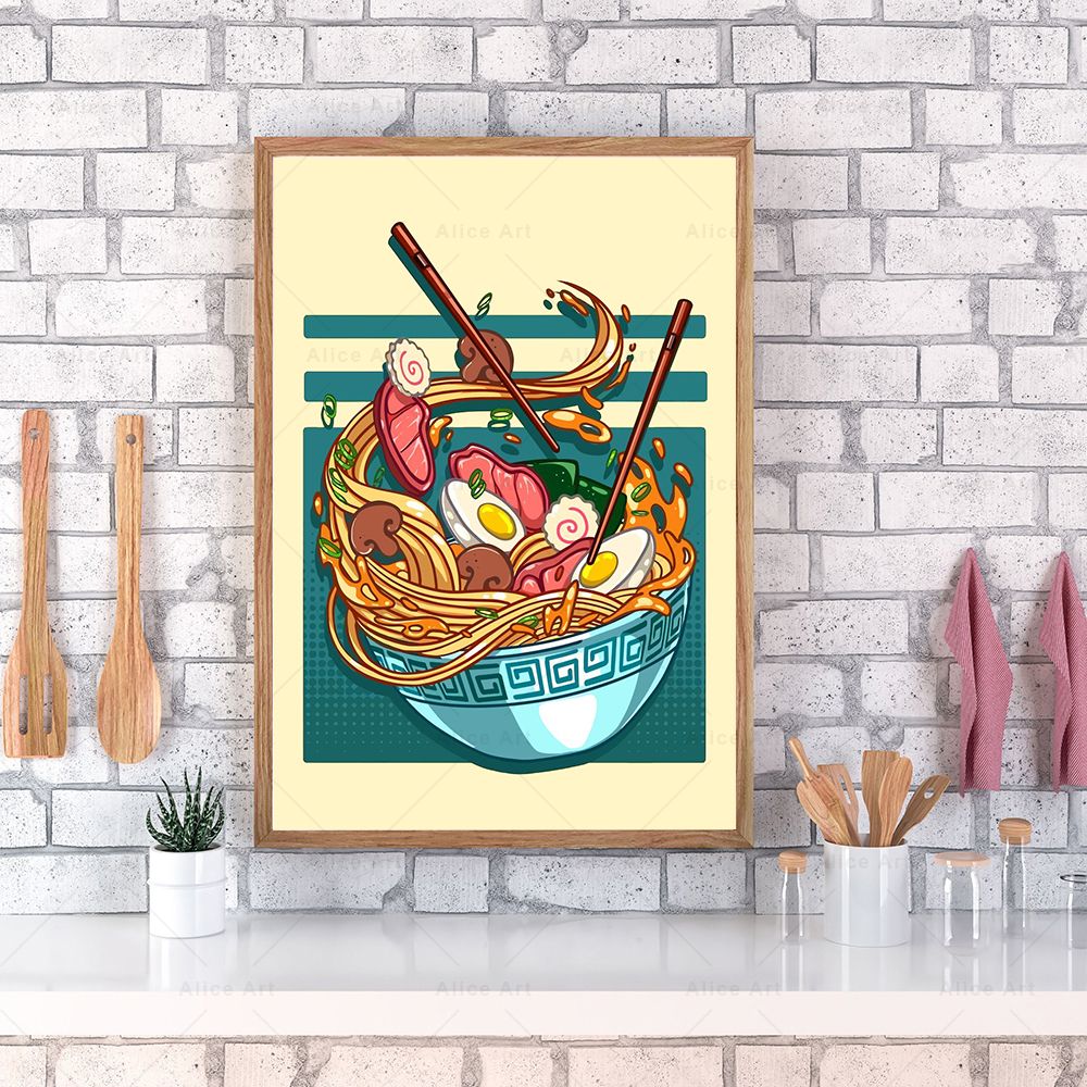 Japanese Style Poster Kitchen  - Japanese Lifestyle Food ulasan dan harga