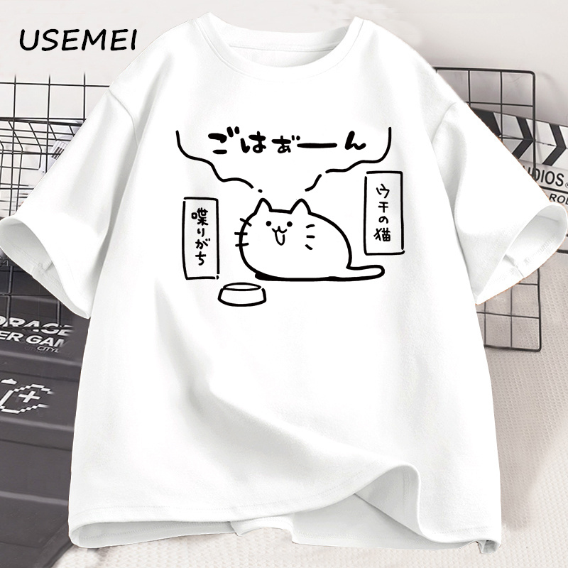 Japanese Style Cat Printed T S - Japan Lifestyle And Culture ulasan dan harga