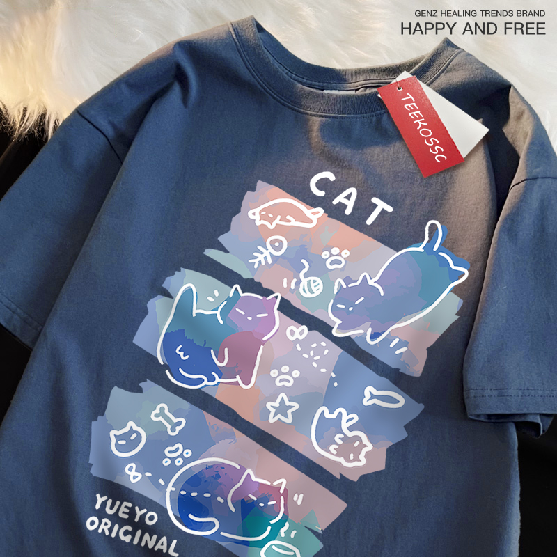 Fun Mischievous Cat Print Japa - Japan Lifestyle And Culture ulasan dan harga