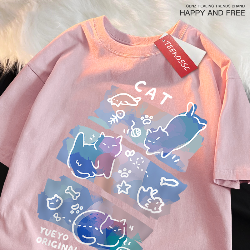 Fun Mischievous Cat Print Japa - Japan Lifestyle And Culture ulasan dan harga